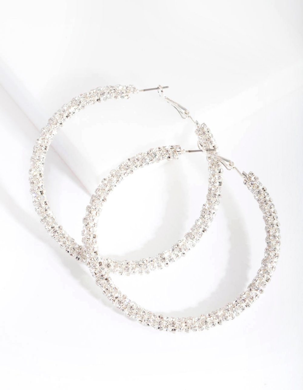 Diamante Hoop Earrings - Image 2