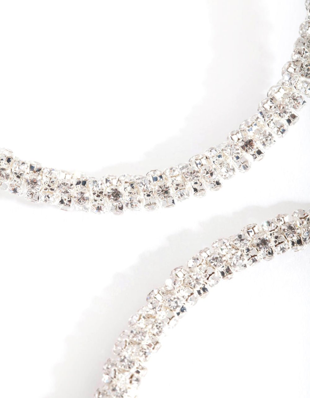 Diamante Hoop Earrings - Image 3