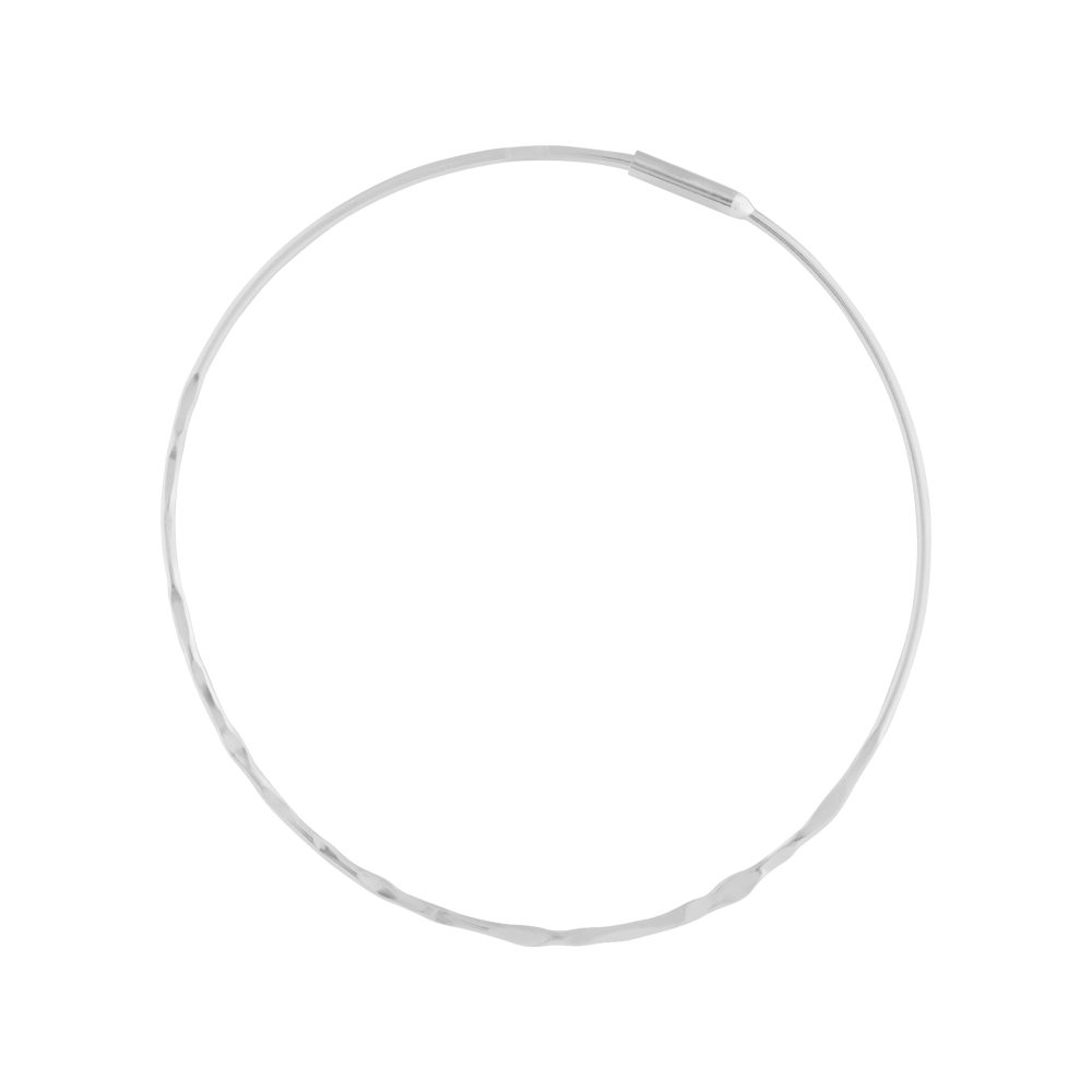 Silver Diamond Cut Hoop Earring Two Pack - Image 3