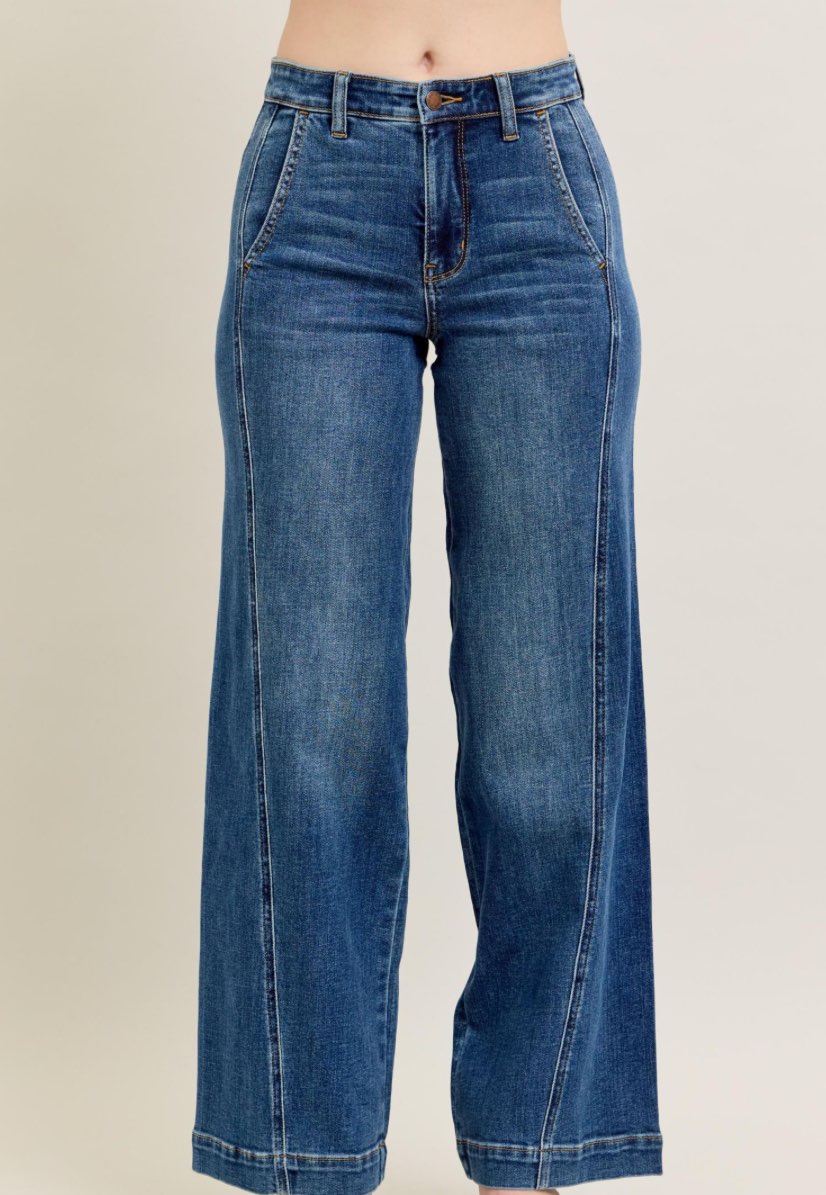 Judy Blue HW Trouser Wide leg