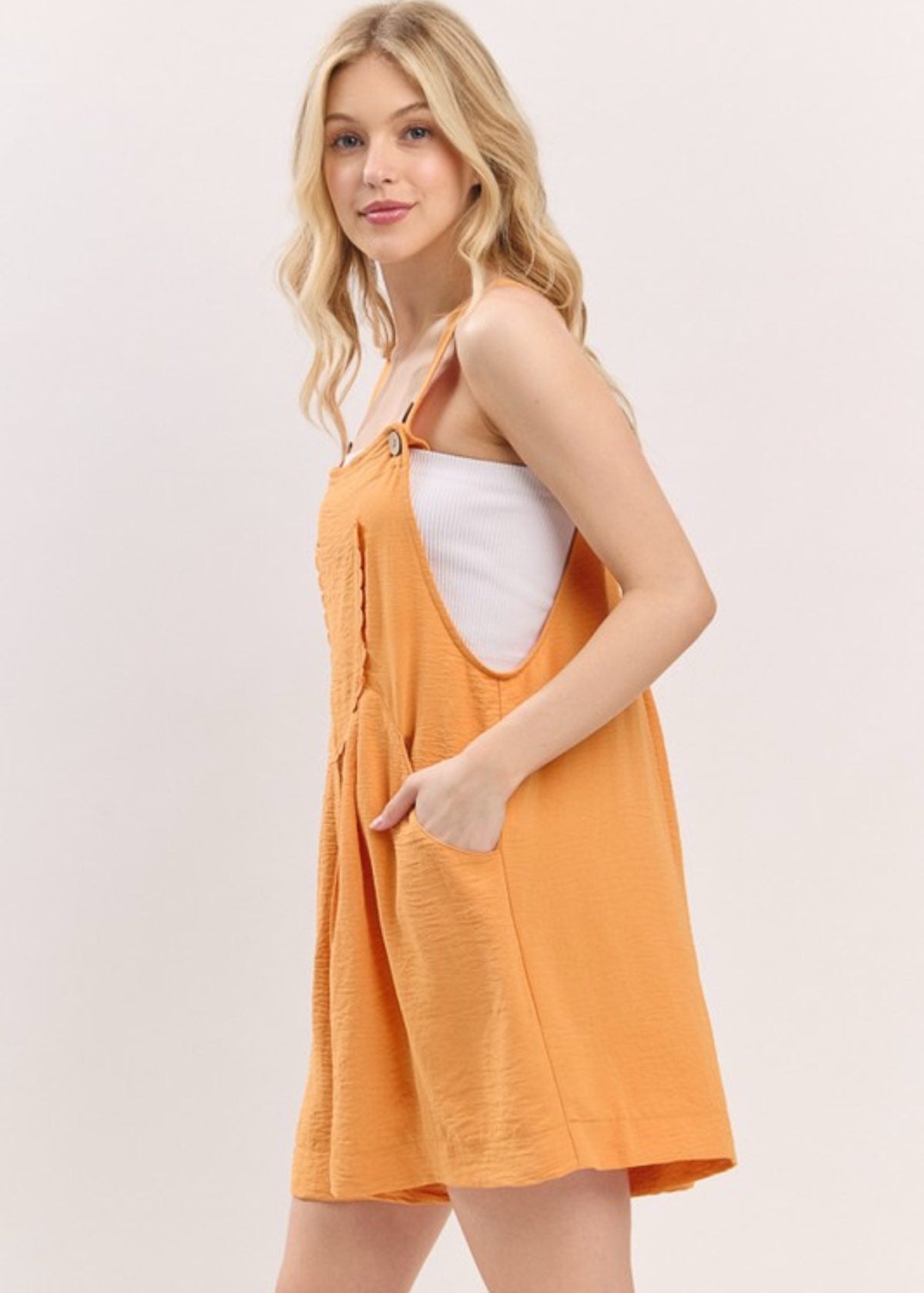 Scallop Pocket Romper