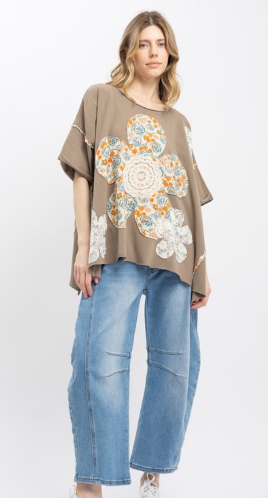 Flower Patchwork Top