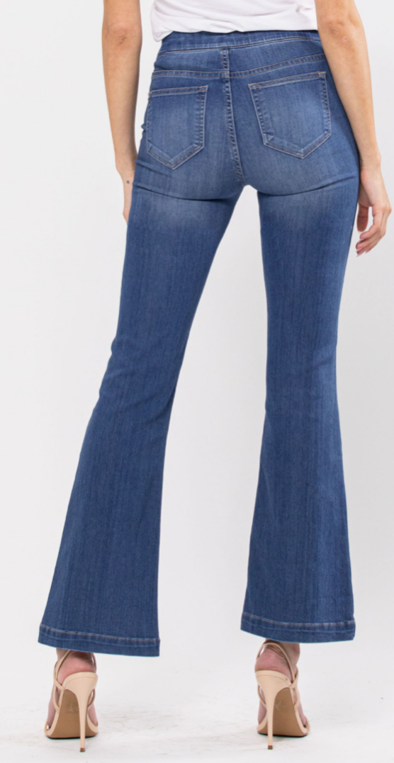 Cello 30" Mid Rise Flare Jegging