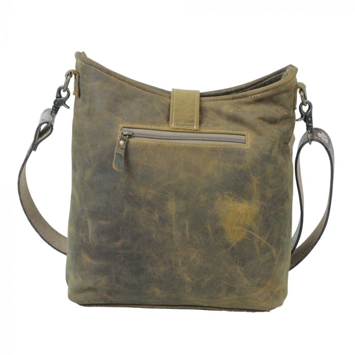 Myra Hazel Hues Leather & Hairon Bag