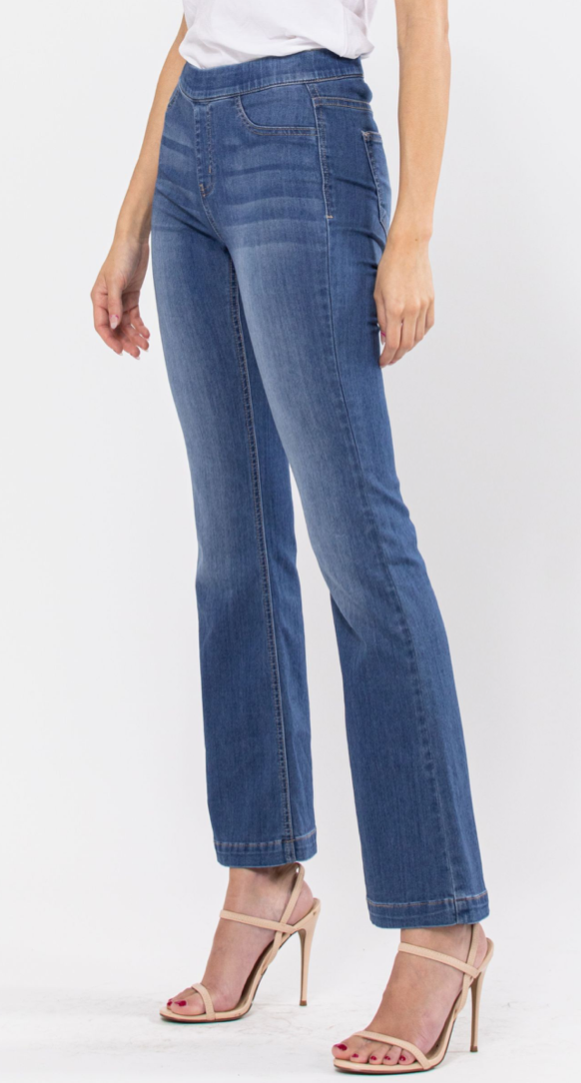 Cello 33" Inseam Mid Rise Flare Jeggings